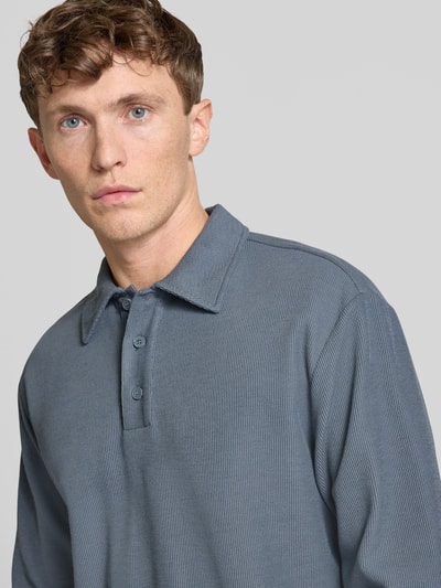 MCNEAL Poloshirt mit Polokragen Rauchblau 3