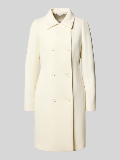 BOSS Płaszcz o kroju regular fit z mieszanki wełny model ‘CONIZA’ Złamany biały 2