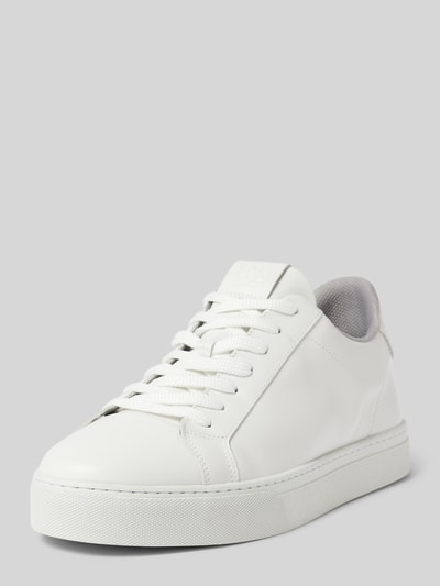 Marc O'Polo Low Top Sneaker aus Rindleder Weiss 1