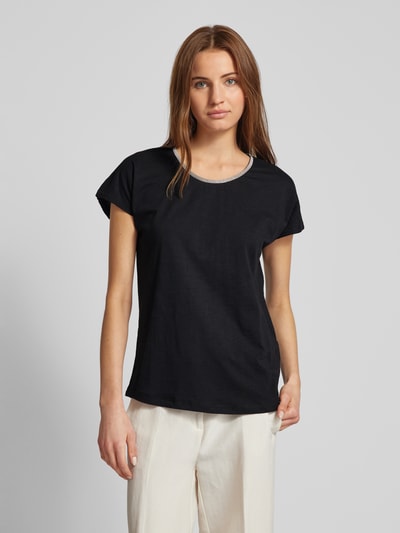 Christian Berg Woman T-shirt met siersteentjes Zwart - 4