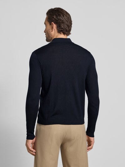 Emporio Armani Wollcardigan mit Kentkragen Marine 5