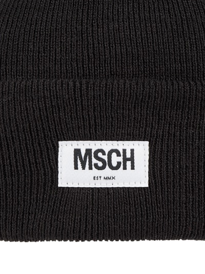 MSCH Copenhagen Beanie mit Logo Modell 'Mojo' Black 2