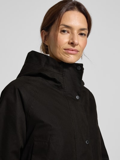 Barbour Regular fit functioneel jack van katoenmix, model 'BEADNELL' Zwart - 3