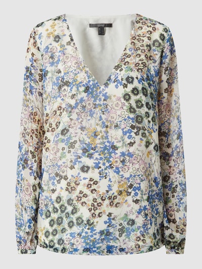 Esprit Collection Blouseshirt met bloemenmotief Ecru - 2