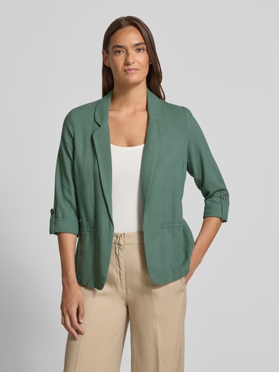 VERO MODA Loose Fit Kurzblazer aus Viskose-Leinen-Mix Modell 'JESMILO' Lind 4