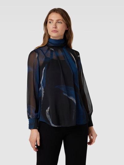 zero Bluse mit Rollkragen Black 4