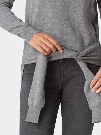 MM6 Maison Margiela Strickpullover aus Wolle Mittelgrau 6