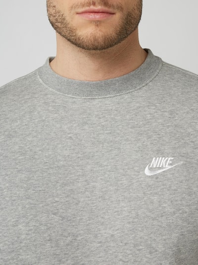 Nike Sweatshirt met geborduurd logo Middengrijs gemêleerd - 3