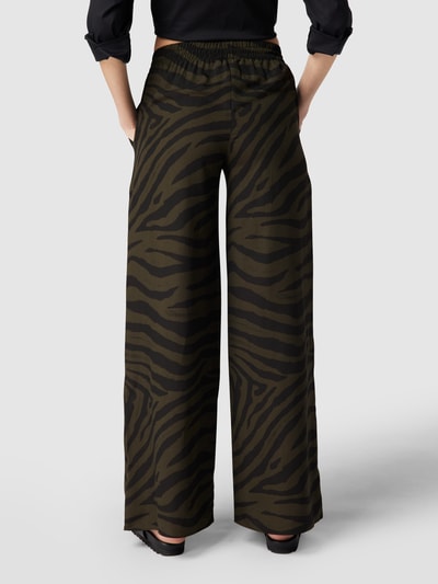 Lauren Ralph Lauren Stoffhose mit Animal-Print Oliv 5