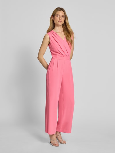 comma Jumpsuit in Wickel-Optik Pink 1