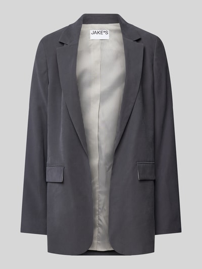 Jake*s Casual Blazer met klepzakken Donkergrijs - 2