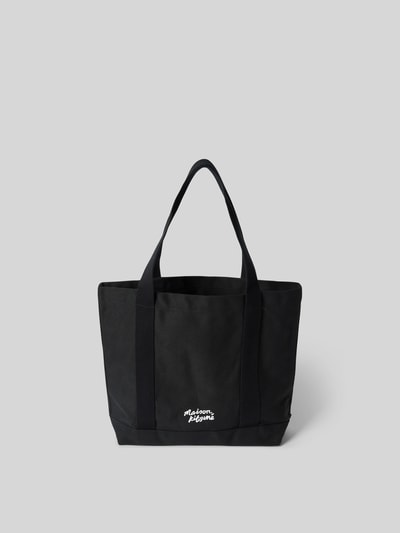 MAISON KITSUNE Tote mit Tragehenkel Black 4