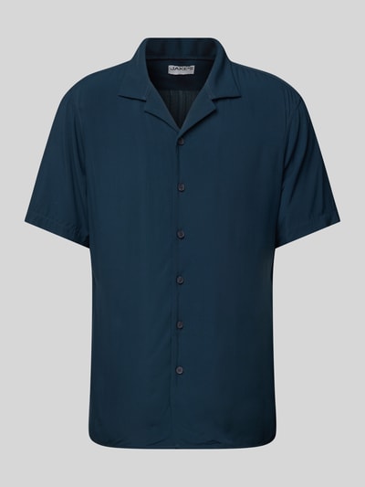 Jake*s Koszula biznesowa o kroju slim fit z listwą guzikową Granatowy 2