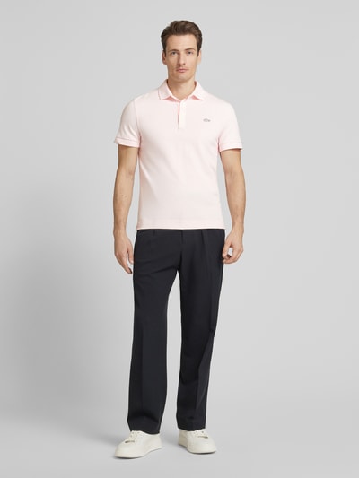 Lacoste Regular Fit Poloshirt mit Label-Detail Hellrosa 1