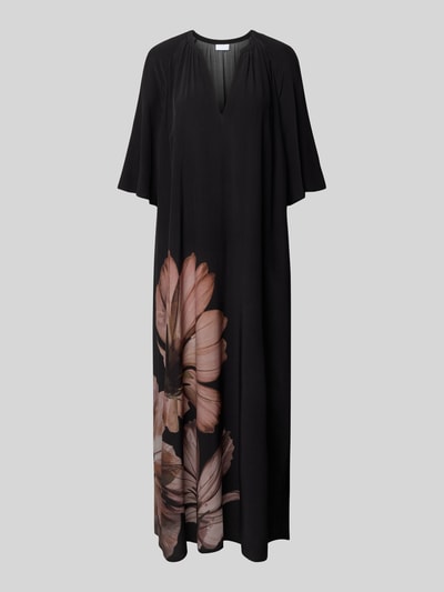 Jake*s Collection Maxi-jurk met V-hals Zwart - 2