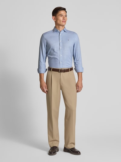 Tommy Hilfiger Regular fit vrijetijdsoverhemd van puur katoen Marineblauw - 1