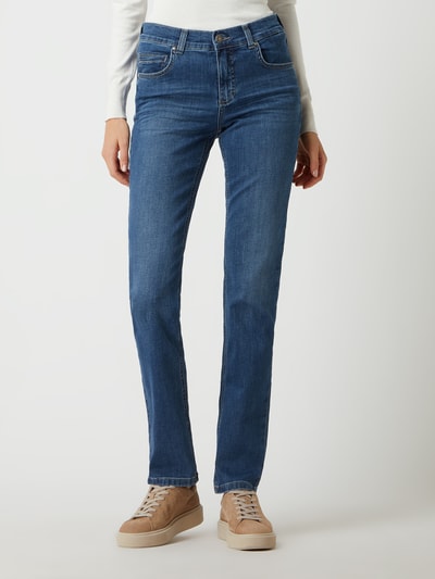 Angels Slim Fit Jeans mit Stretch-Anteil Modell 'Cici' Blau 4