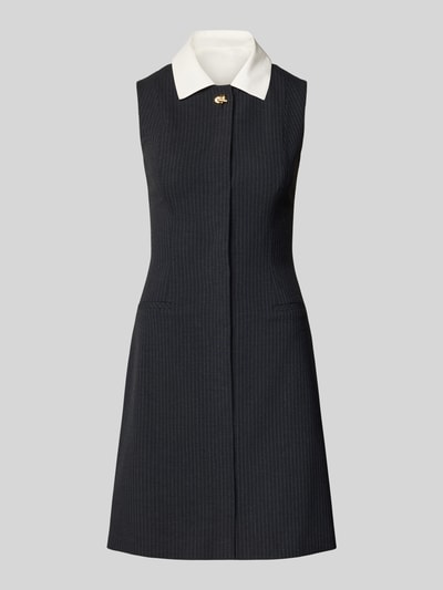 HUGO Eng anliegendes Etuikleid mit Hemdkragen Modell 'KALEDONI' Anthrazit 2