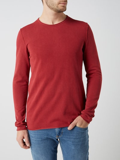 JOOP! Collection Modern fit pullover van katoen  Rood - 4