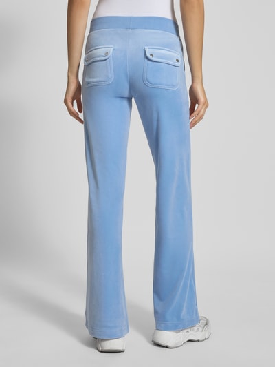 Juicy Couture Track Pants mit Eingrifftaschen Modell 'LAYLA' Hellblau 5