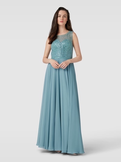 Hey Kyla Abendkleid mit Ziersteinbesatz Aqua 4