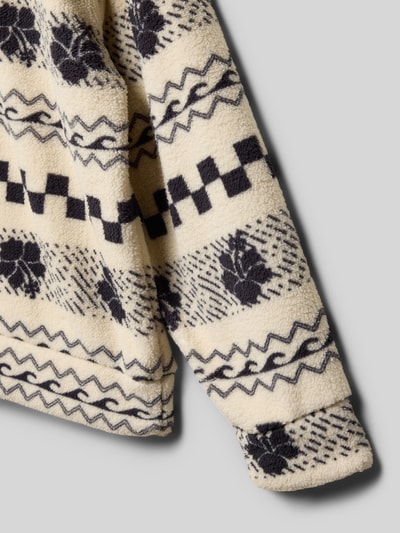 Roxy Fleecepullover mit Stehkragen Modell 'CALLING ALL MY GIRLS' Sand 2