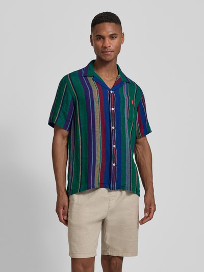 Polo Ralph Lauren Regular Fit Freizeithemd aus reinem Leinen Gruen 4