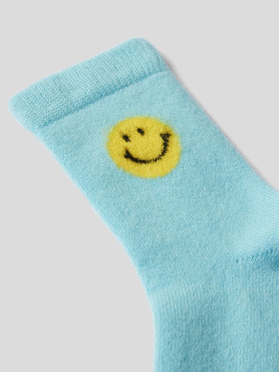 Jumper1234 Socken mit Smiley®-Print Hellblau 2