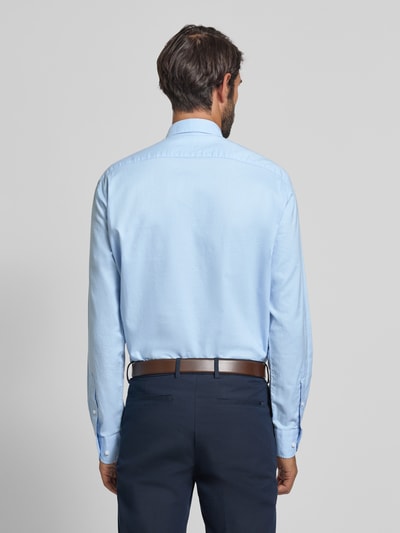 Tommy Hilfiger Regular fit zakelijk overhemd van puur katoen Bleu - 5
