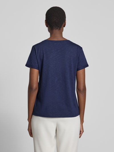 monari T-Shirt mit Statement-Print Marine 5