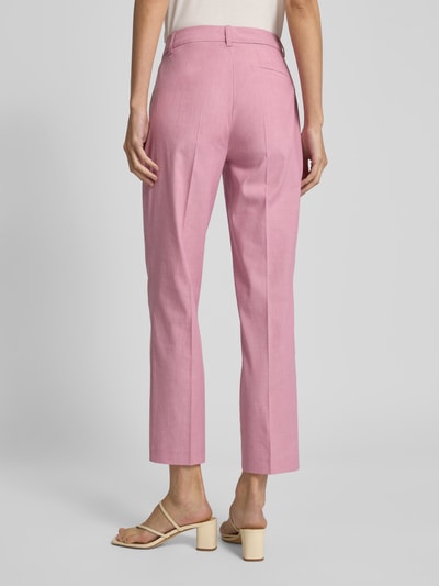 Christian Berg Woman Selection Regular Fit Stoffhose mit Bügelfalten Mauve 5