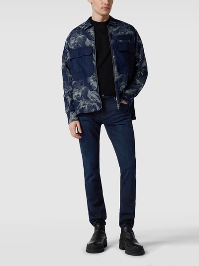 BOSS Slim fit jeans met stretch, model 'Delaware' Donkerblauw - 1
