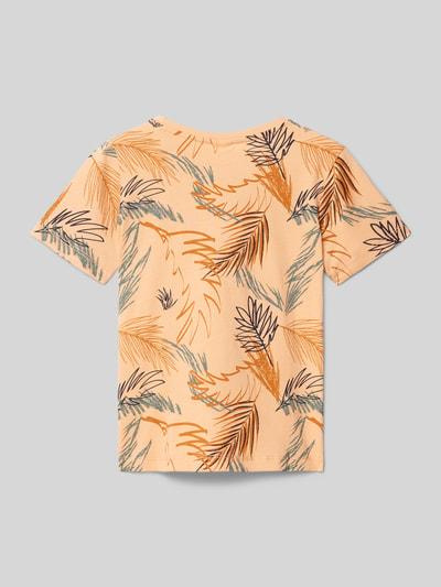 s.Oliver RED LABEL T-Shirt mit Motiv-Print Apricot 3