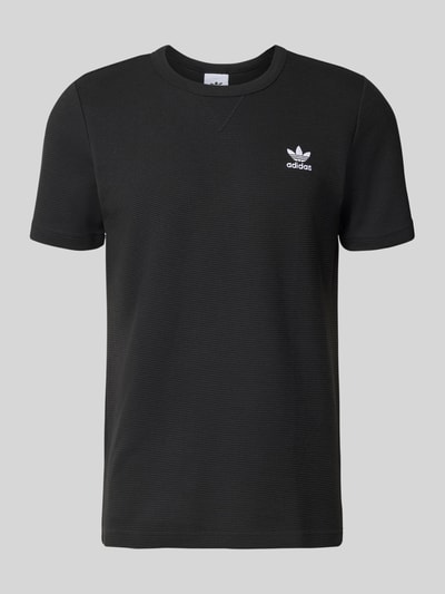adidas Originals T-shirt met labelstitching Zwart - 2
