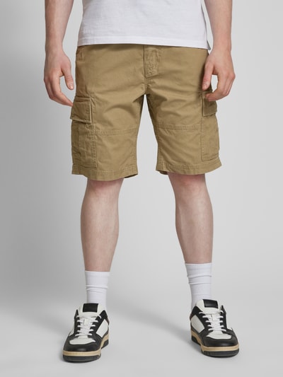 Superdry Regular Fit Cargoshorts mit Gürtel Modell 'Heavy' Beige 4