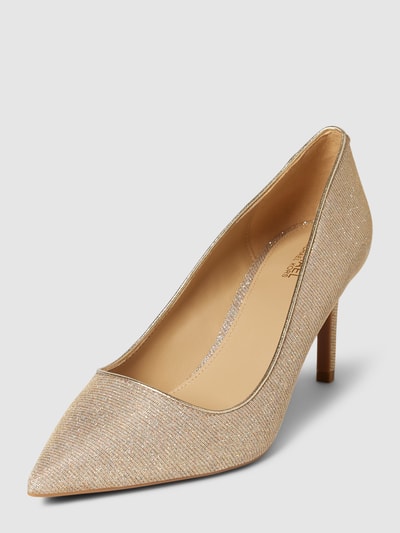 MICHAEL Michael Kors Pumps met effectgaren, model 'ALINA' Goud gemêleerd - 1