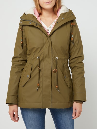 Ragwear Regenparka mit Teddyfutter Modell 'Monadis Rainy' Oliv 4