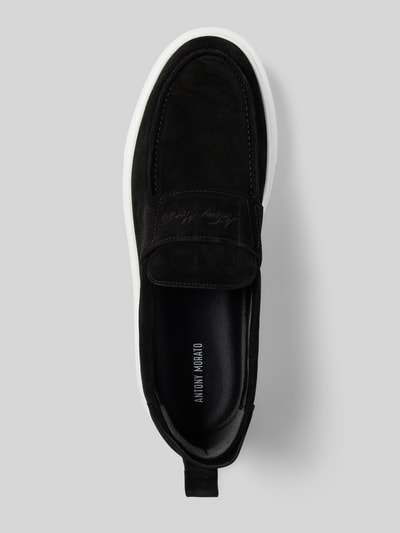 Antony Morato Loafers met labeldetail, model 'ROWAN' Zwart - 3