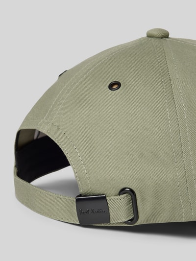 PAUL SMITH Basecap mit Motiv-Stitching Modell 'ZEBRA' Gruen 3