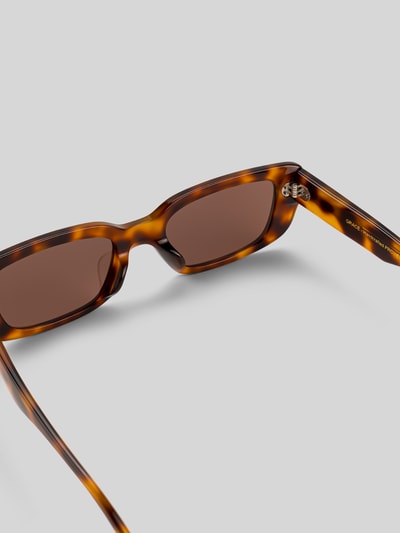 MessyWeekend Rechteckige Sonnenbrille Modell 'GRACE' Mittelbraun 5