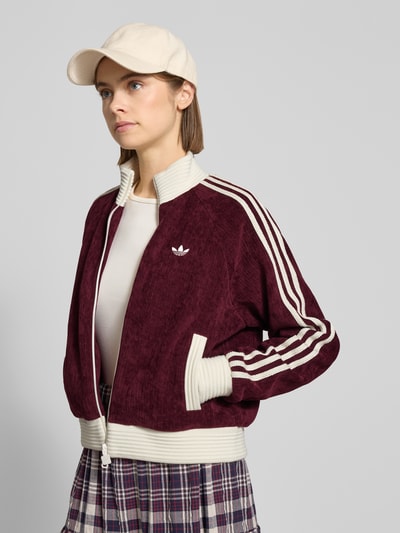 adidas Originals Jack met opstaande kraag en tweewegsritssluiting Bordeaux - 3