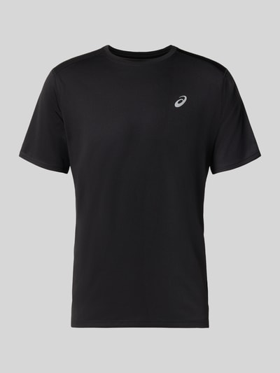 ASICS Regular Fit t-shirt met logoprint Zwart - 1