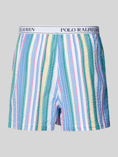 Polo Ralph Lauren Pyjama-Shorts mit Streifenmuster Blau 3