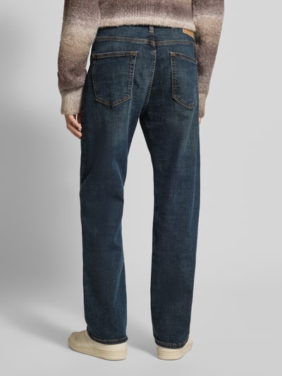 Tommy Jeans Straight fit jeans van katoenmix Donkerblauw - 5