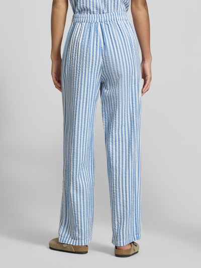 PIECES Straight Leg Hose aus reiner Baumwolle Modell 'TINNA' Hellblau 5