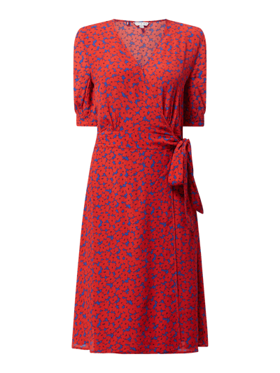 Tommy Hilfiger Wickelkleid aus Viskose Rot 2