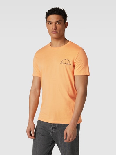 JACK & JONES T-Shirt mit Rundhalsausschnitt Modell 'ACE' Koralle 4