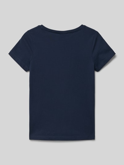 s.Oliver RED LABEL Regular Fit T-Shirt aus reiner Baumwolle Marine 3
