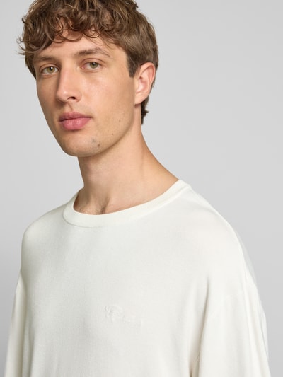 Pegador Oversized T-shirt met labelstitching, model 'Casan' Ecru - 3