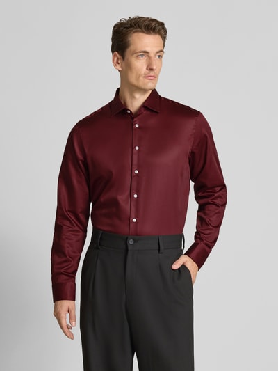 SEIDENSTICKER REGULAR FIT Regular Fit Businesshemd mit Kentkragen Modell 'New' Bordeaux 4